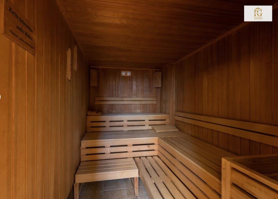 Sauna im neben Geb�ude Etagenwohnung Cuxhaven