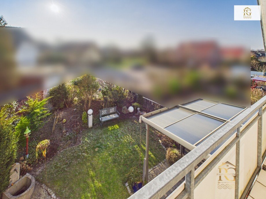 OG Blick vom Balkon Doppelhaush�lfte Geestland