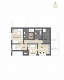 Grundriss Souterrain Architektenhaus TOP modernisiert mit drei zus�tzlichen Wohnungen in Strandn�he