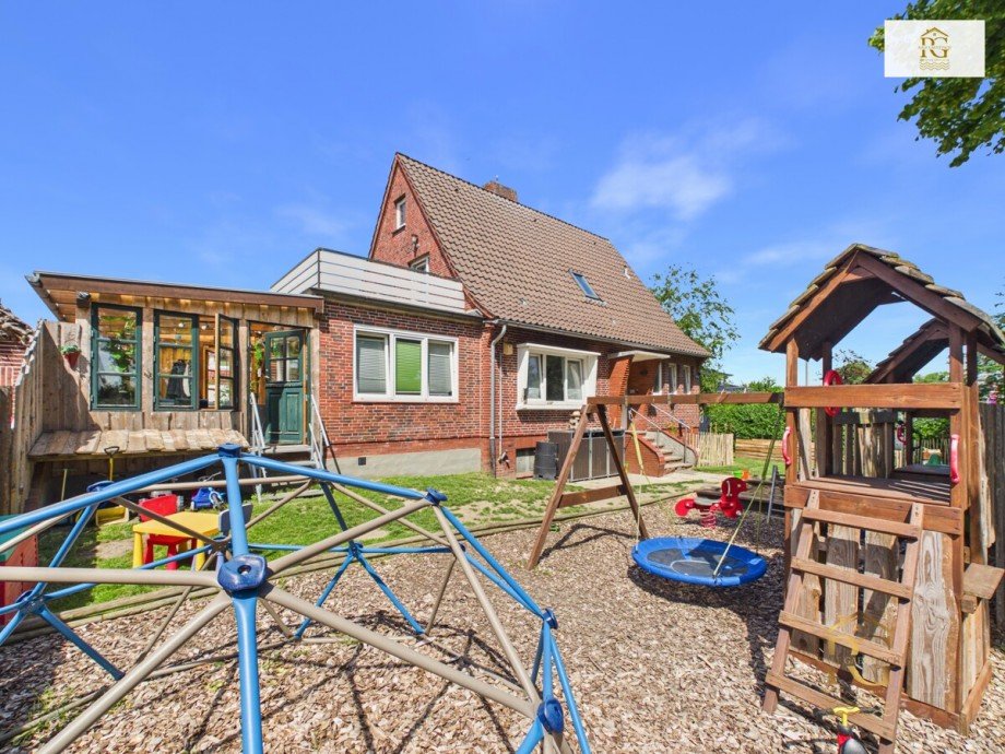 Hausansicht von vorne Einfamilienhaus Otterndorf