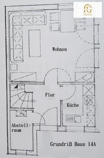 Grundriss hier von Haus A derzeit in der Vermietung Ferienhaus Otterndorf