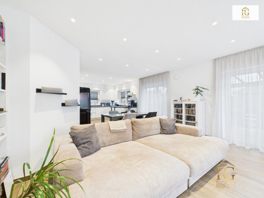 Blick in das Wohnzimmer Einfamilienhaus Otterndorf