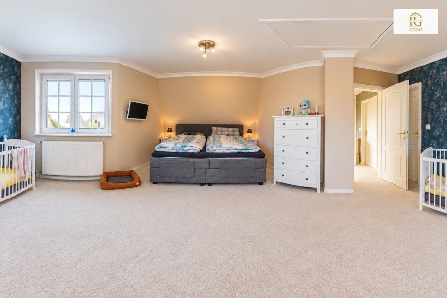 Schlafzimmer mit Kinderbetten Einfamilienhaus Cuxhaven / Altenbruch