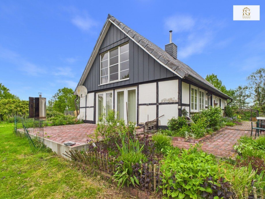Haus Ansicht Einfamilienhaus Osten, Oste