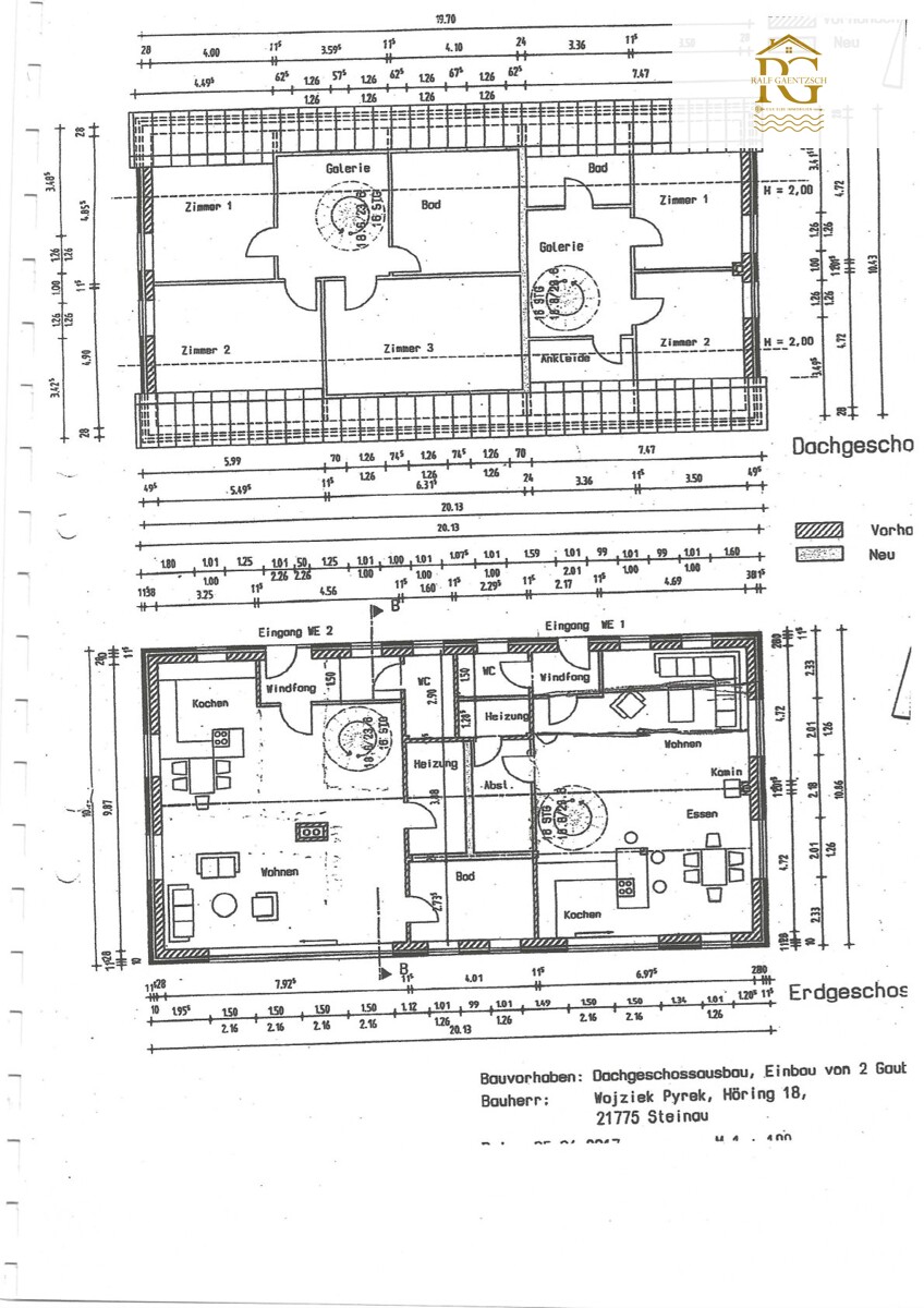 Grundrisse Einfamilienhaus Steinau / H�ring