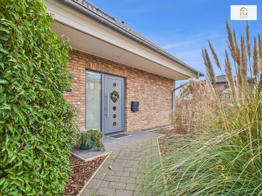Hausansicht Eingang Einfamilienhaus Otterndorf